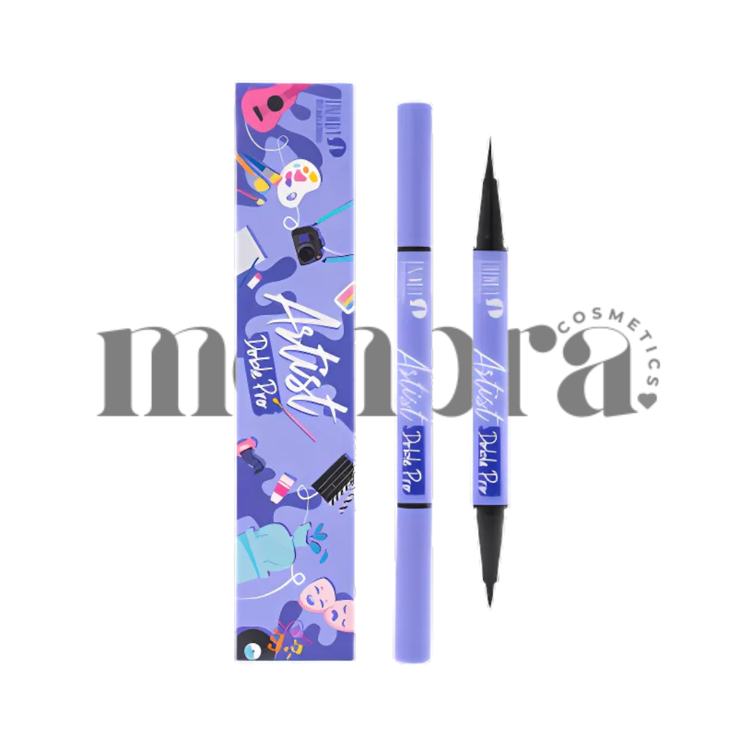 Double-ended Artist Pen Eyeliner Black and Brown