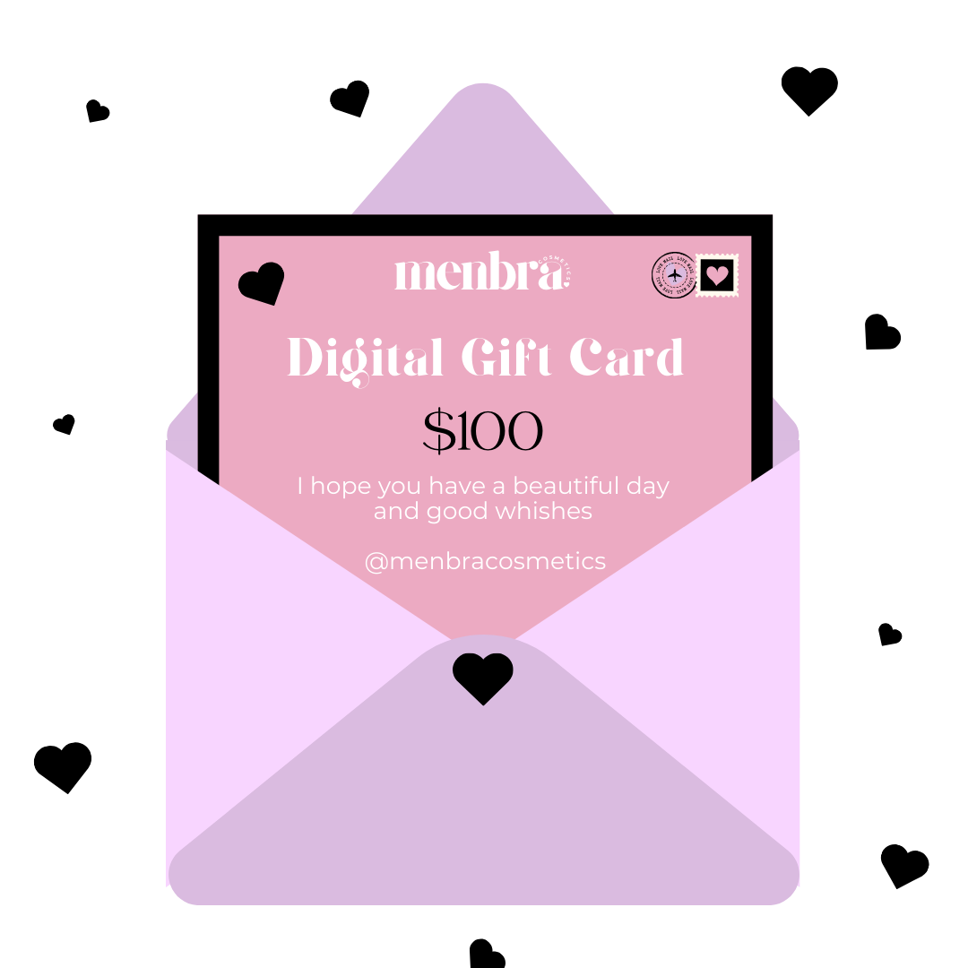 Digital Gift Card Menbra Cosmetics