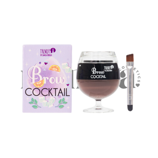 Trendy Eyebrow Cocktail: Nail Polish + Powder