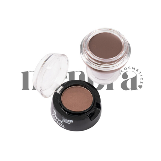 Trendy Eyebrow Cocktail: Nail Polish + Powder