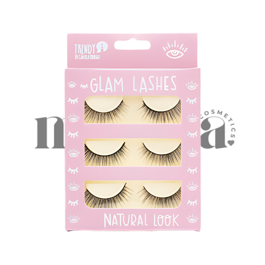 Eyelashes Set x 3 Units Glam Lashes