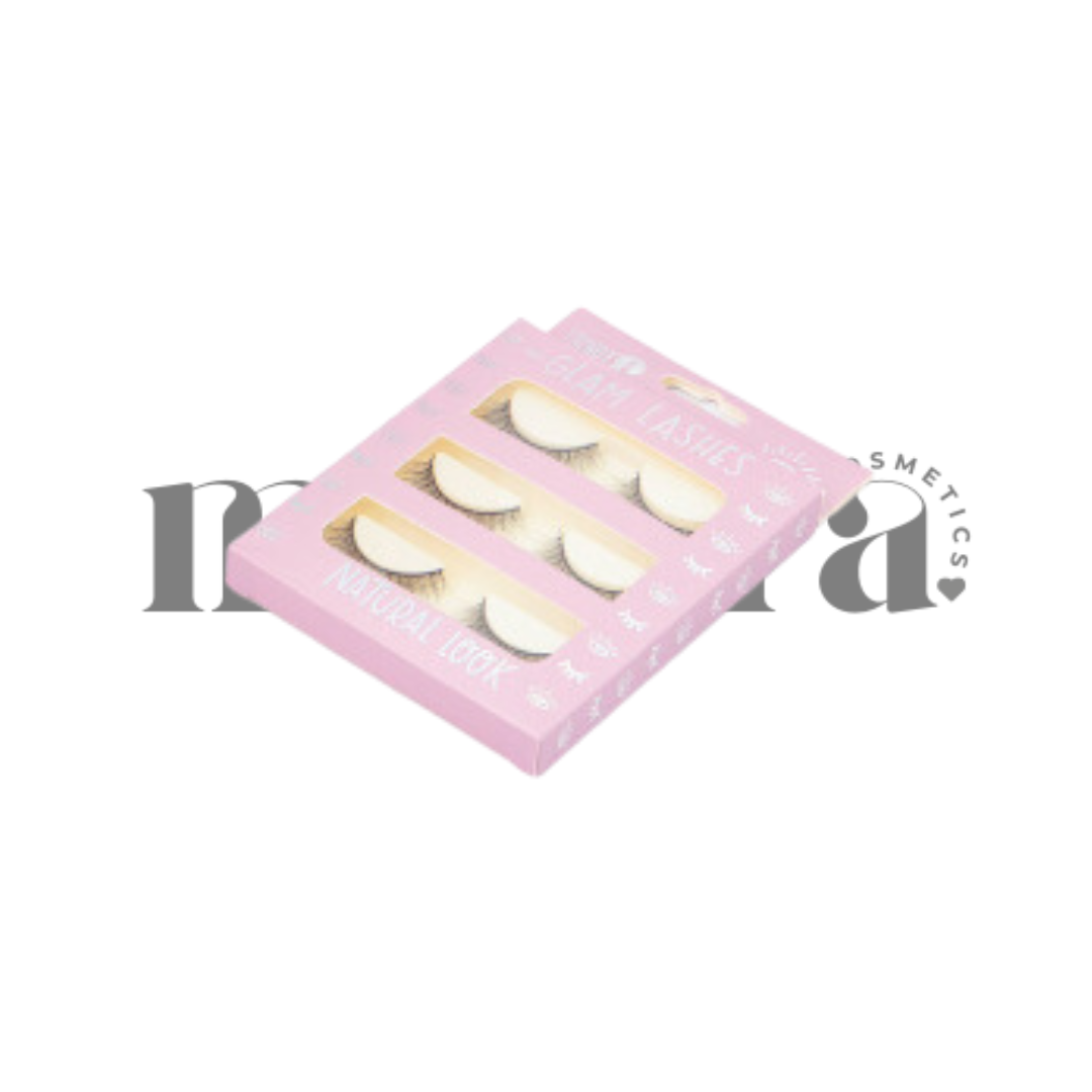 Eyelashes Set x 3 Units Glam Lashes